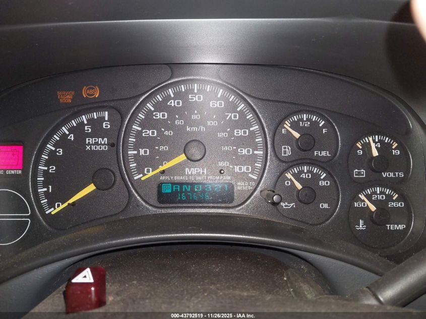 2000 Chevrolet Silverado 1500 Ls VIN: 1GCEK19T7YZ269820 Lot: 43792519