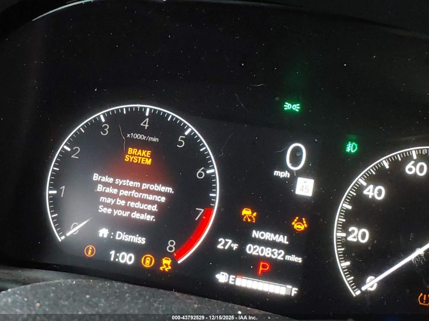 2025 Honda Odyssey Elite VIN: 5FNRL6H93SB005265 Lot: 43792529