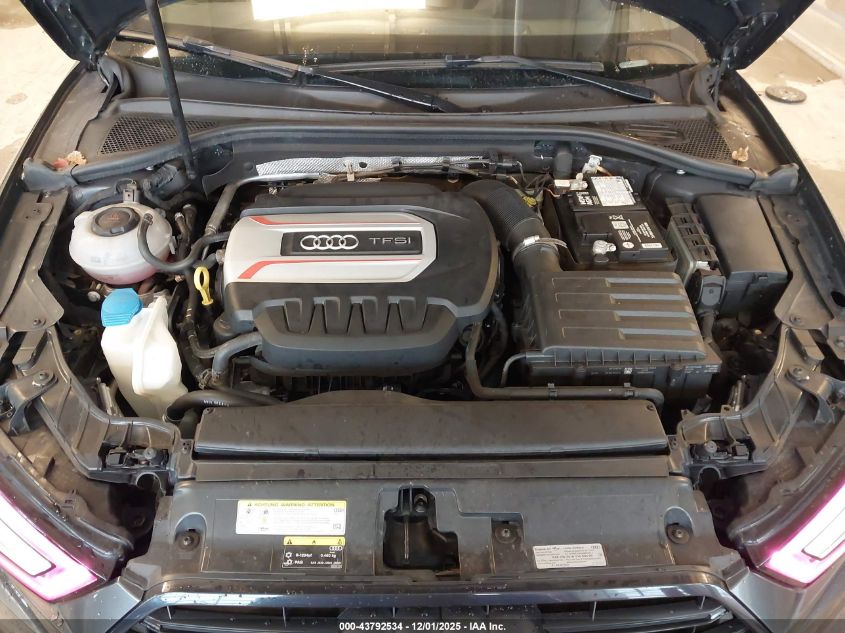 2019 Audi S3 2.0T Premium Plus VIN: WAUB1GFF9K1021045 Lot: 43792534