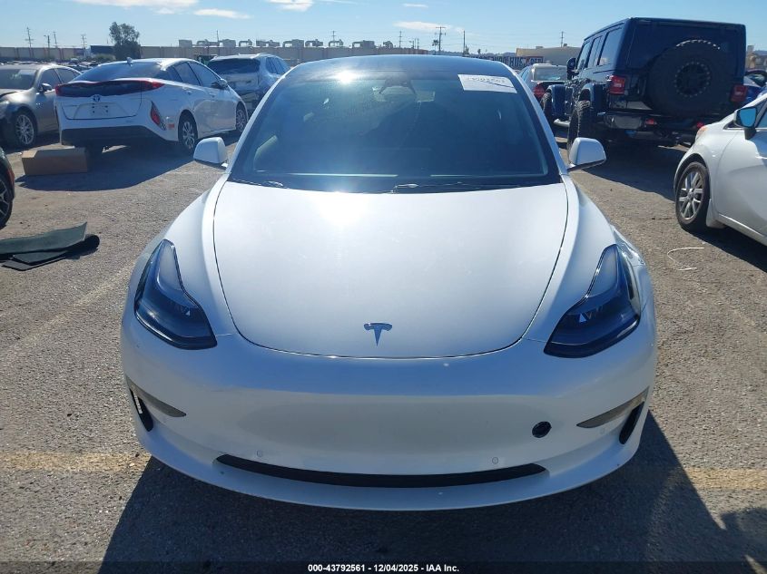2022 Tesla Model 3 Rear-Wheel Drive VIN: 5YJ3E1EA5NF168537 Lot: 43792561