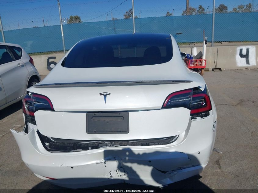 2022 Tesla Model 3 Rear-Wheel Drive VIN: 5YJ3E1EA5NF168537 Lot: 43792561