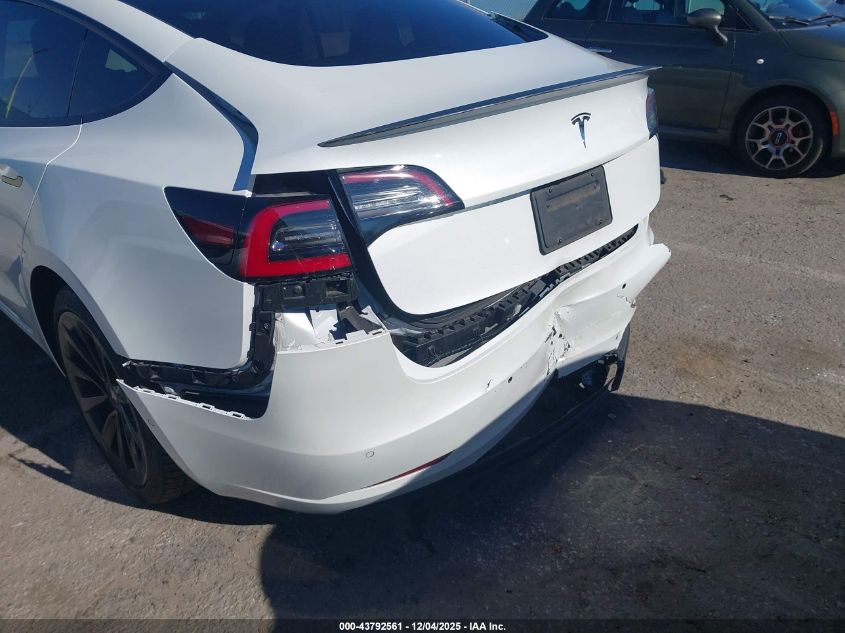 2022 Tesla Model 3 Rear-Wheel Drive VIN: 5YJ3E1EA5NF168537 Lot: 43792561