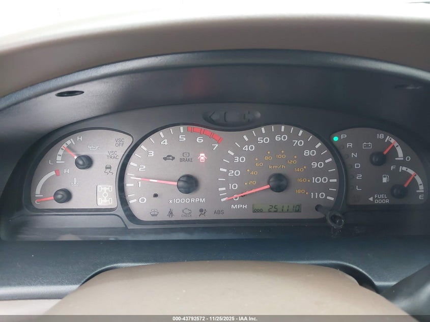 2001 Toyota Sequoia Limited V8 VIN: 5TDBT48A81S045951 Lot: 43792572