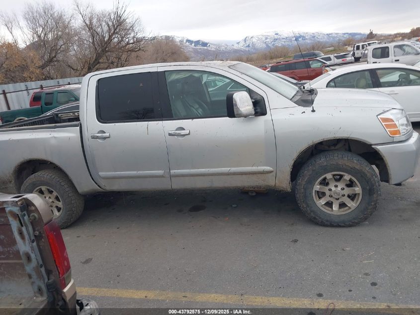 2006 Nissan Titan Le VIN: 1N6AA07B06N539123 Lot: 43792575