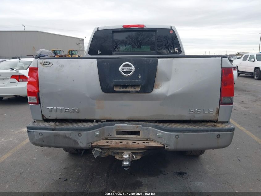 2006 Nissan Titan Le VIN: 1N6AA07B06N539123 Lot: 43792575
