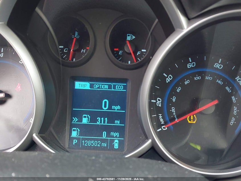 2013 Chevrolet Cruze Eco Auto VIN: 1G1PH5SB3D7259476 Lot: 43792581