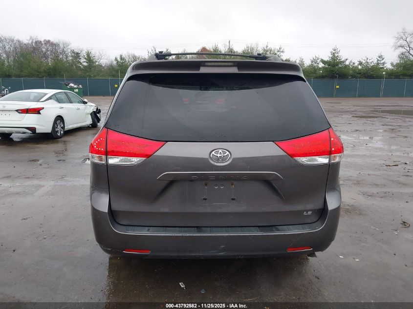 2014 Toyota Sienna Le V6 8 Passenger VIN: 5TDKK3DC6ES418253 Lot: 43792582