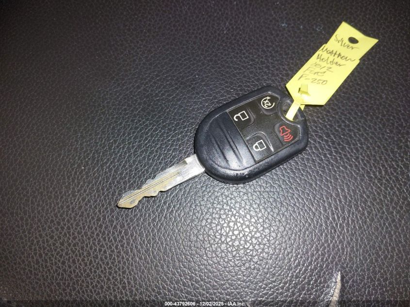 2012 Ford F-250 Lariat VIN: 1FT7W2BT4CEA54179 Lot: 43792606