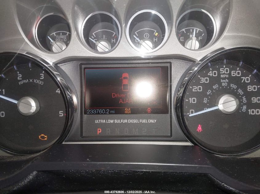 2012 Ford F-250 Lariat VIN: 1FT7W2BT4CEA54179 Lot: 43792606