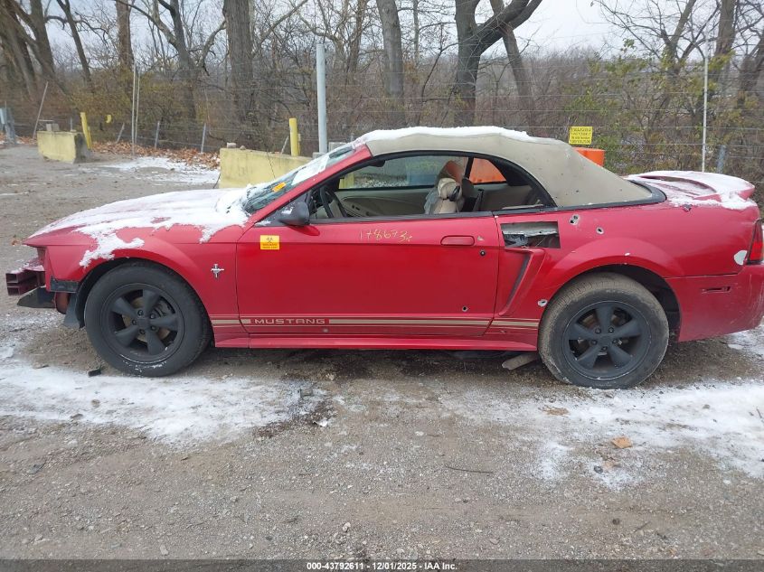 2000 Ford Mustang VIN: 1FAFP4440YF218593 Lot: 43792611