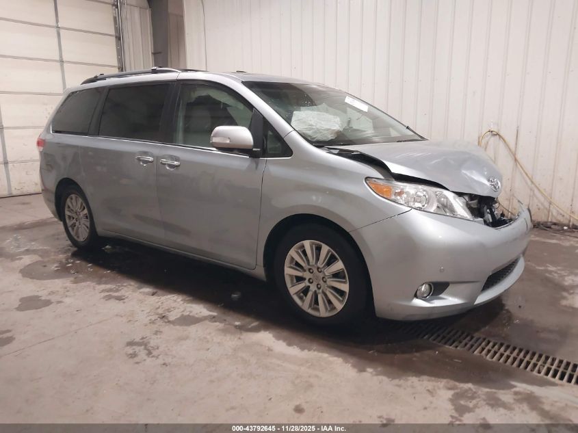 TOYOTA SIENNA LIMITED V6 7 PASSENGER