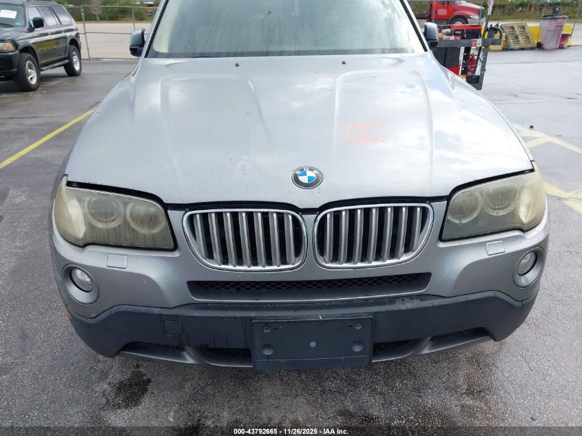 2007 BMW X3 3.0Si VIN: WBXPC93447WF28601 Lot: 43792665