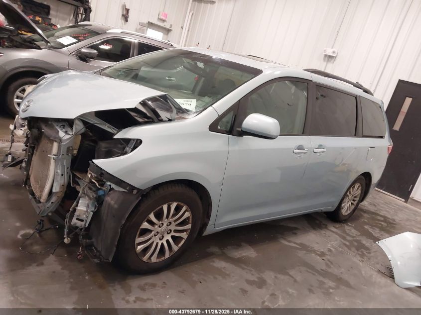 2015 Toyota Sienna Xle Premium 8 Passenger VIN: 5TDYK3DC8FS539197 Lot: 43792679