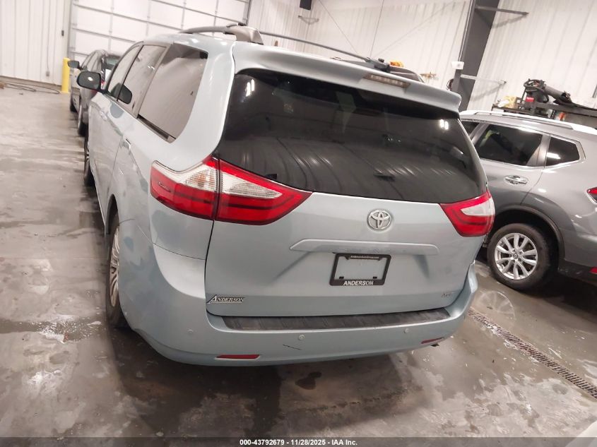 2015 Toyota Sienna Xle Premium 8 Passenger VIN: 5TDYK3DC8FS539197 Lot: 43792679