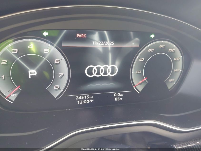 2024 Audi S5 Sportback Premium Plus Tfsi Quattro Tiptronic VIN: WAUC4CF59RA102990 Lot: 43792683