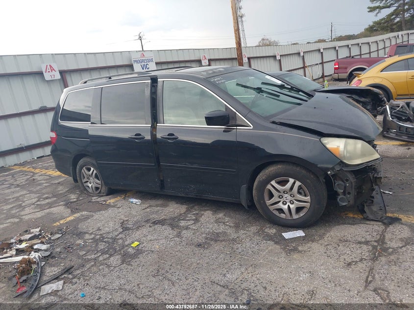 2007 Honda Odyssey Ex-L VIN: 5FNRL38627B125358 Lot: 43792687