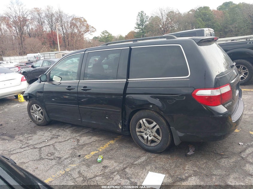 2007 Honda Odyssey Ex-L VIN: 5FNRL38627B125358 Lot: 43792687