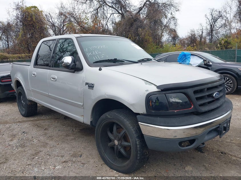 2002 Ford F-150 Lariat/Xlt VIN: 1FTRW08L02KA41529 Lot: 43792700