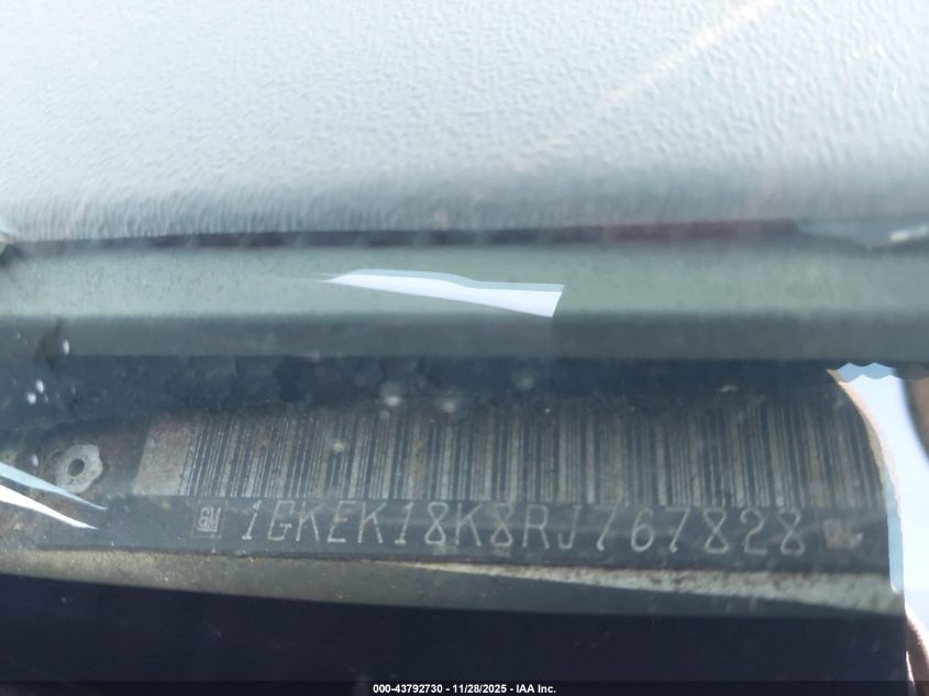 1994 GMC Yukon VIN: 1GKEK18K8RJ767828 Lot: 43792730