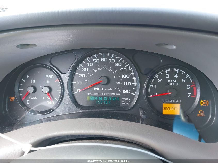 2003 Chevrolet Impala Ls VIN: 2G1WH55KX39121924 Lot: 43792741