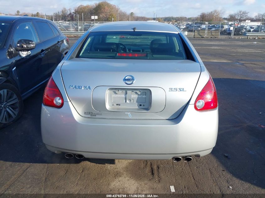 2006 Nissan Maxima 3.5 Sl VIN: 1N4BA41EX6C837052 Lot: 43792789