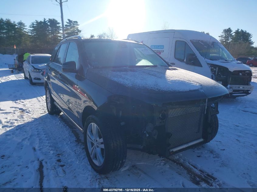 2015 Mercedes-Benz Ml 350 4Matic VIN: 4JGDA5HB4FA597900 Lot: 43792795