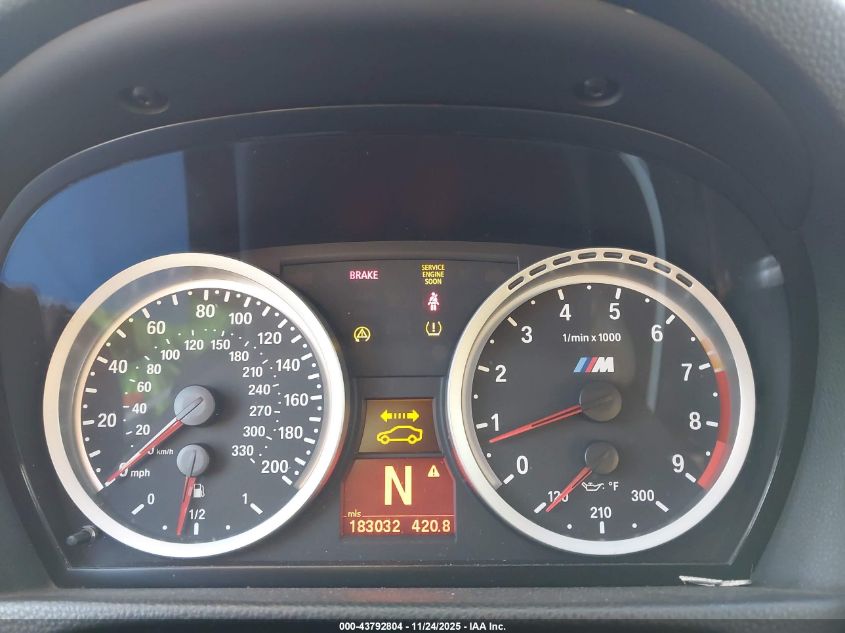 2009 BMW M3 VIN: WBSPM93549E201777 Lot: 43792804