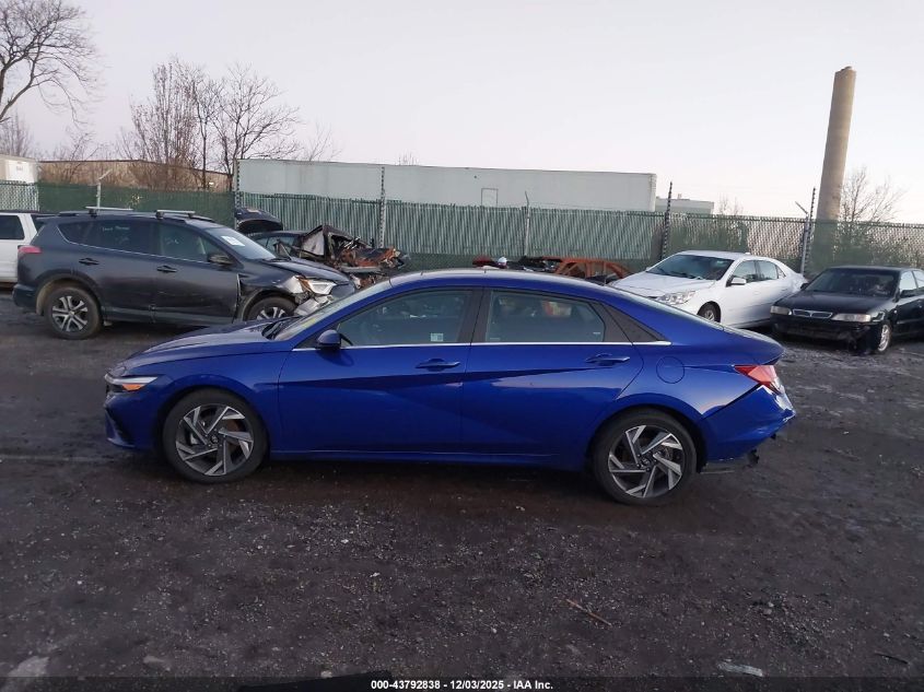 2025 Hyundai Elantra Limited VIN: KMHLP4DG6SU938275 Lot: 43792838