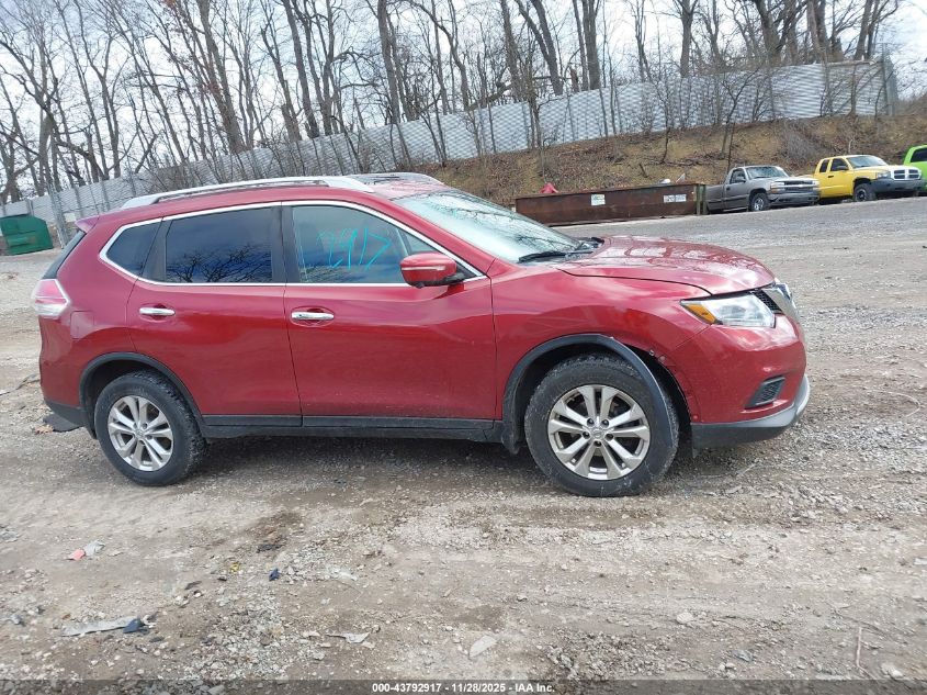 2016 Nissan Rogue Sv VIN: 5N1AT2MV2GC799992 Lot: 43792917