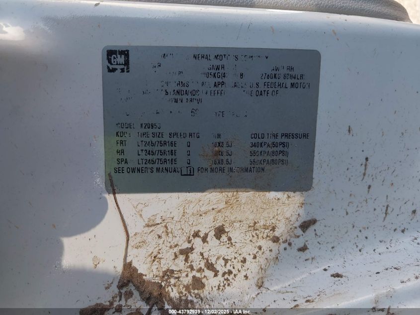 2009 Chevrolet Silverado 2500Hd Work Truck VIN: 1GCHK49K59E161369 Lot: 43792939