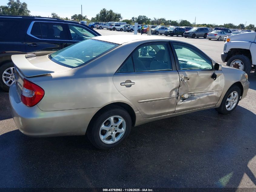 2002 Toyota Camry Le VIN: 4T1BE32K42U032838 Lot: 43792962