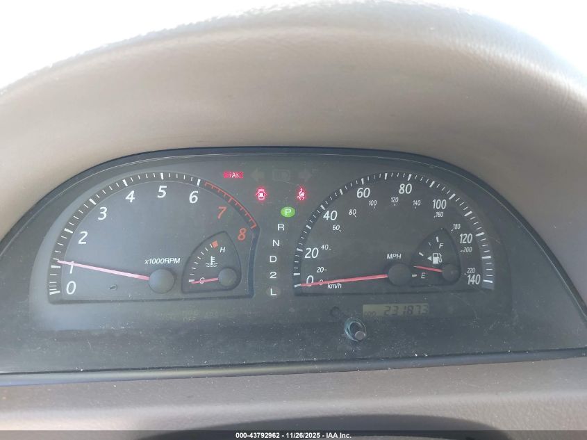 2002 Toyota Camry Le VIN: 4T1BE32K42U032838 Lot: 43792962