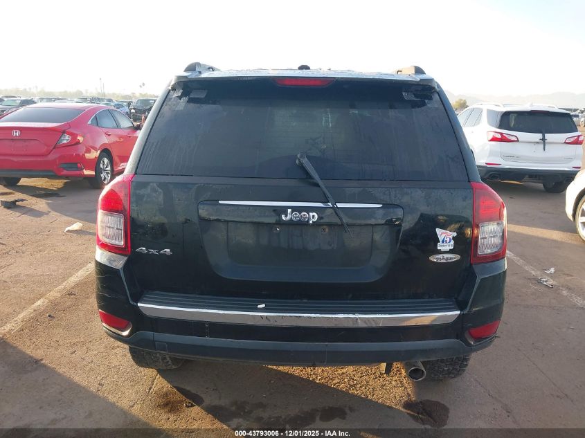 2017 Jeep Compass High Altitude 4X4 VIN: 1C4NJDEB7HD129815 Lot: 43793006