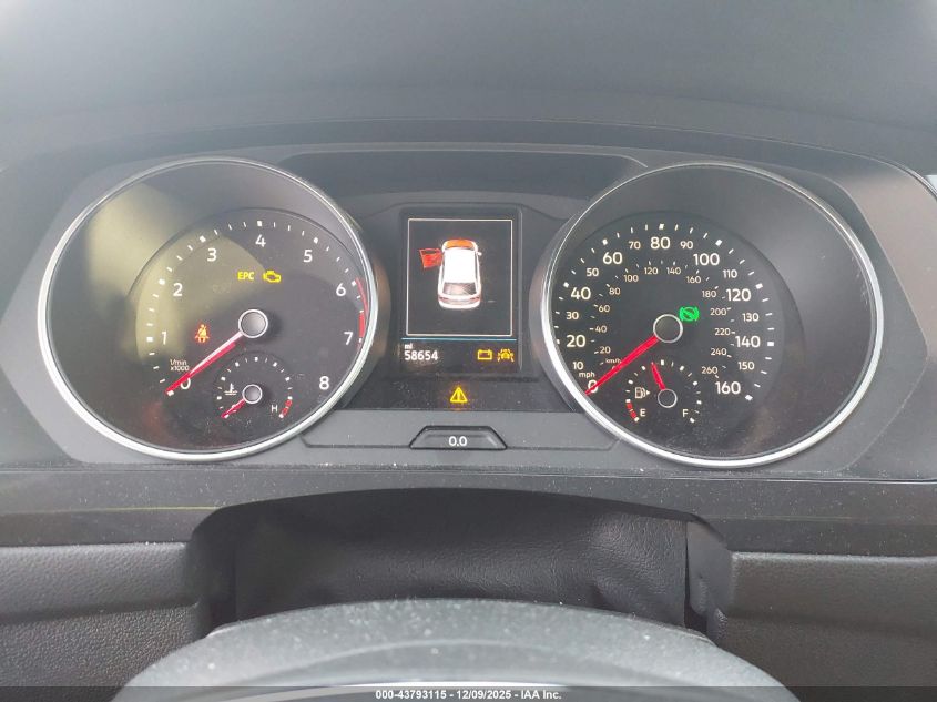 2020 Volkswagen Tiguan VIN: 3VV2B7AX2LM109473 Lot: 43793115