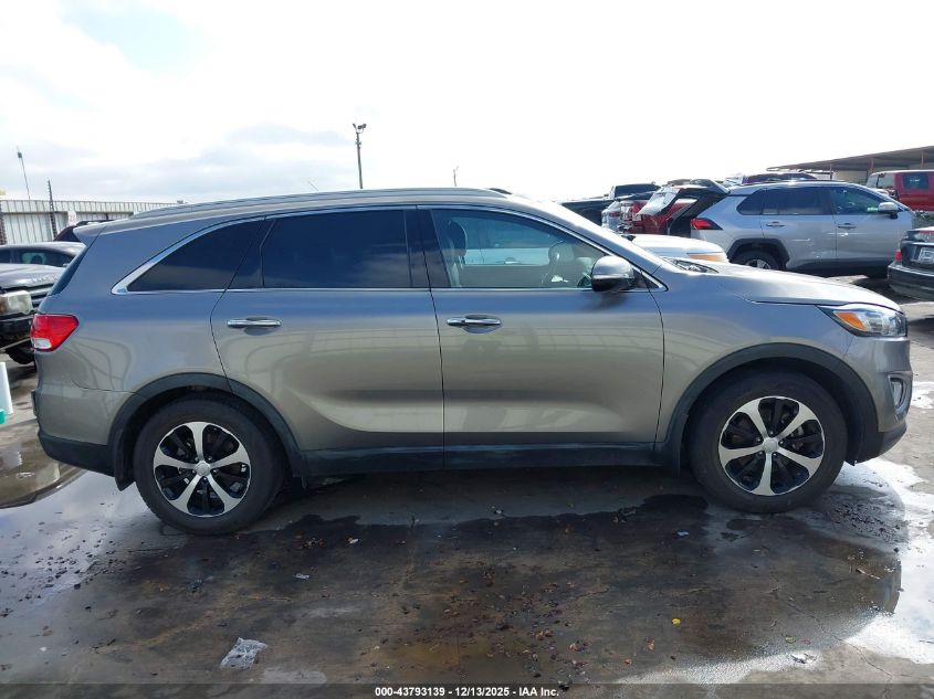 2017 Kia Sorento 3.3L Ex VIN: 5XYPH4A51HG287055 Lot: 43793139