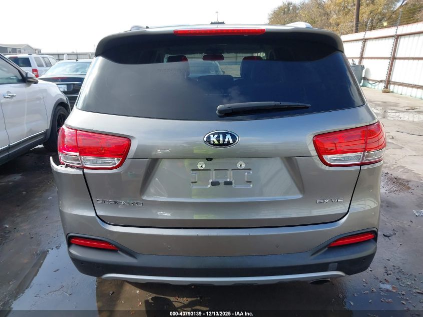 2017 Kia Sorento 3.3L Ex VIN: 5XYPH4A51HG287055 Lot: 43793139
