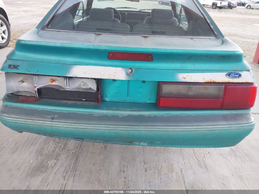1993 Ford Mustang Lx VIN: 1FACP41M4PF182204 Lot: 43793156