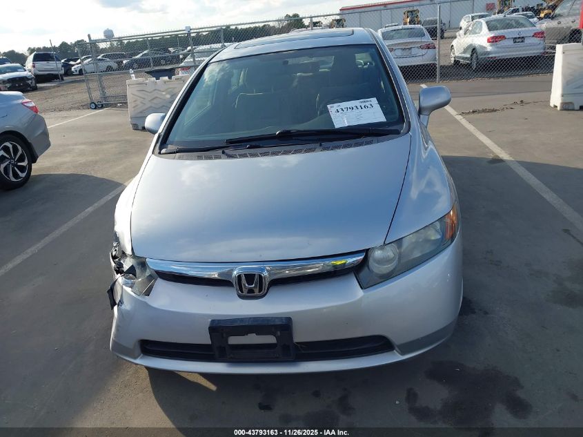 2008 Honda Civic Ex VIN: 2HGFA15868H354304 Lot: 43793163