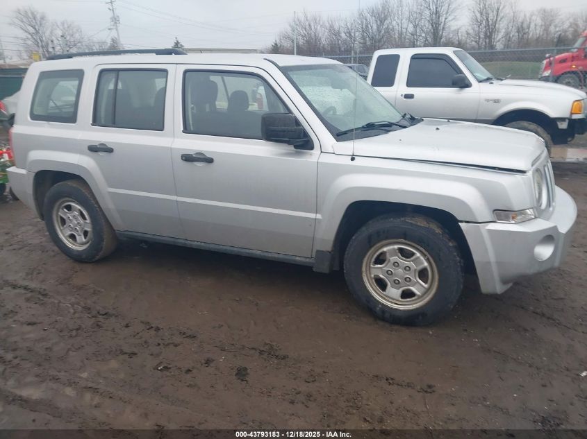 2009 Jeep Patriot Sport VIN: 1J8FT28B89D122333 Lot: 43793183