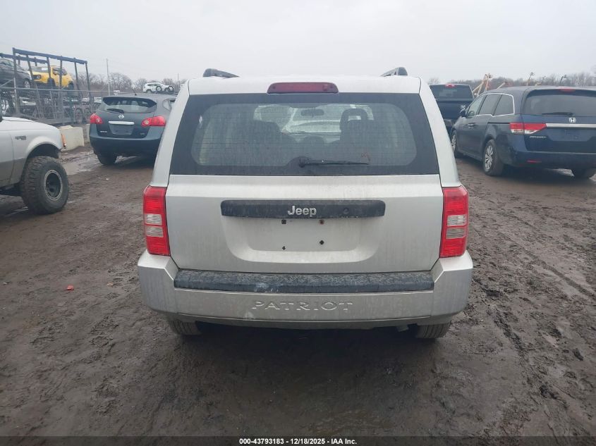 2009 Jeep Patriot Sport VIN: 1J8FT28B89D122333 Lot: 43793183