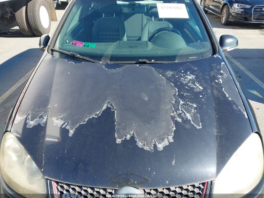 2006 Volkswagen Gti 2-Door VIN: WVWFV71K66W143738 Lot: 43793202