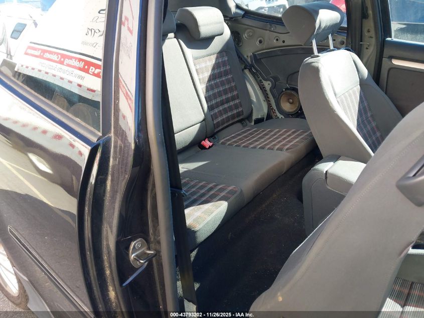 2006 Volkswagen Gti 2-Door VIN: WVWFV71K66W143738 Lot: 43793202