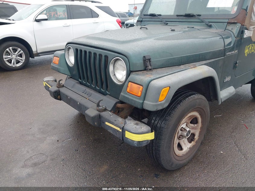 2000 Jeep Wrangler Se VIN: 1J4FA29P0YP797186 Lot: 43793215