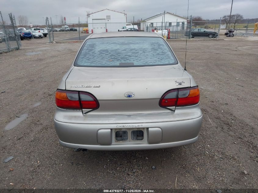 1999 Chevrolet Malibu Ls VIN: 1G1NE52M7X6168691 Lot: 43793277