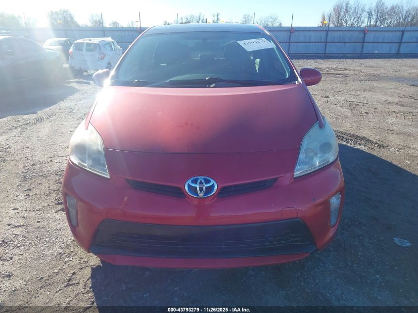 2014 Toyota Prius Three VIN: JTDKN3DU8E1827724 Lot: 43793279
