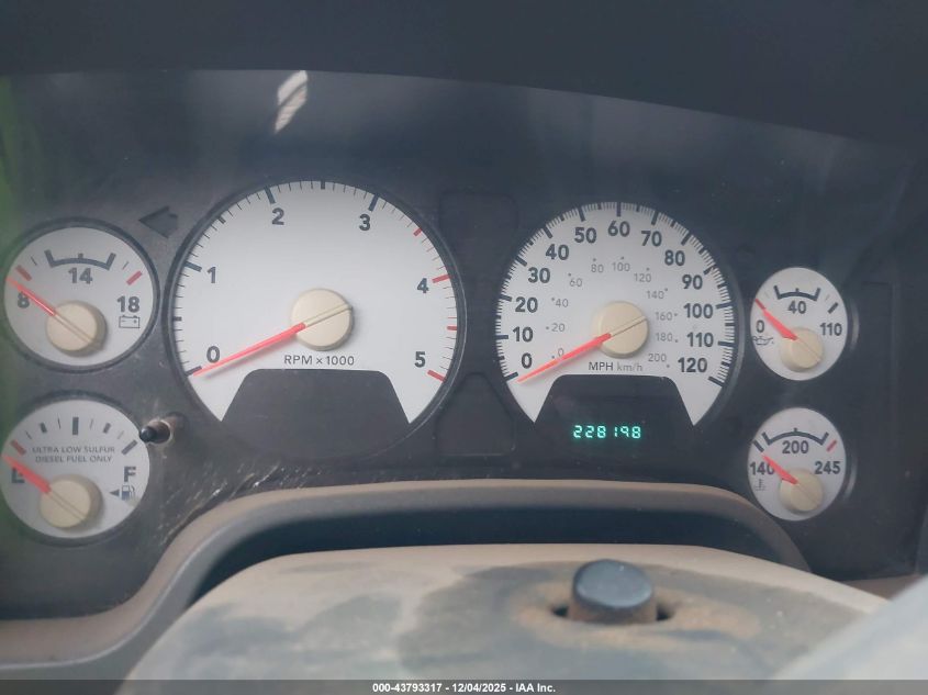 2007 Dodge Ram 2500 Slt/Trx4 Off Road/Sport/Power Wagon VIN: 3D7KS28A27G844192 Lot: 43793317