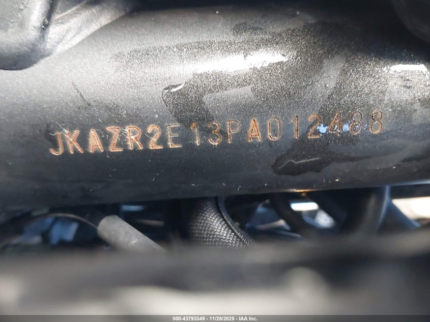 2023 Kawasaki Zr900 VIN: JKAZR2E13PA012488 Lot: 43793349