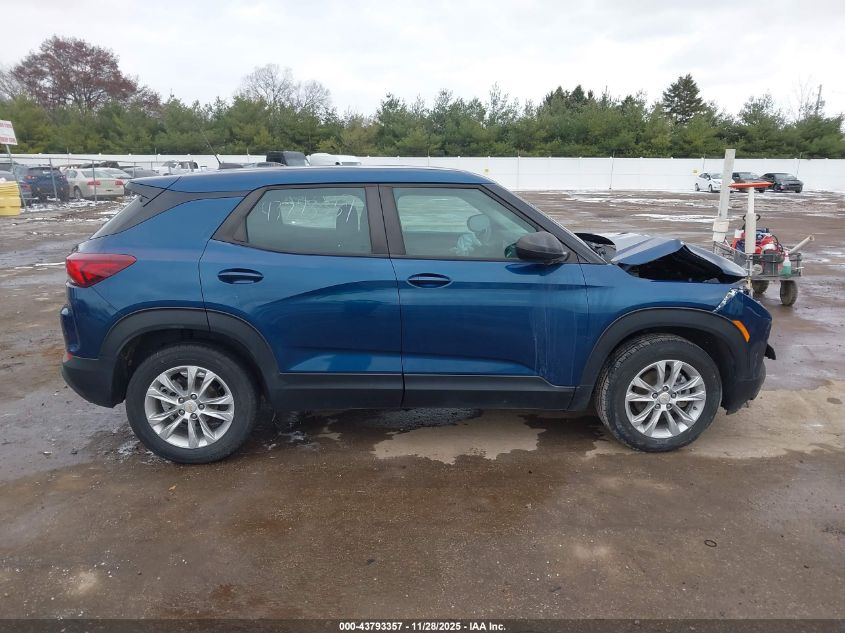 2021 Chevrolet Trailblazer Fwd Ls VIN: KL79MMS23MB018596 Lot: 43793357