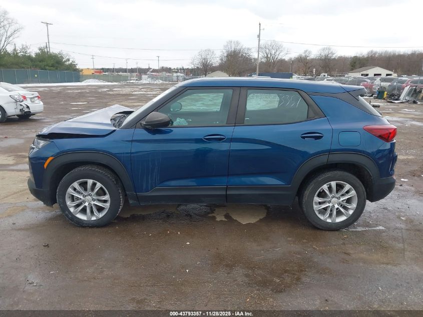 2021 Chevrolet Trailblazer Fwd Ls VIN: KL79MMS23MB018596 Lot: 43793357