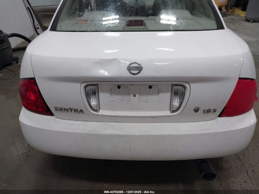 2005 Nissan Sentra 1.8S VIN: 3N1CB51D25L478763 Lot: 43793365